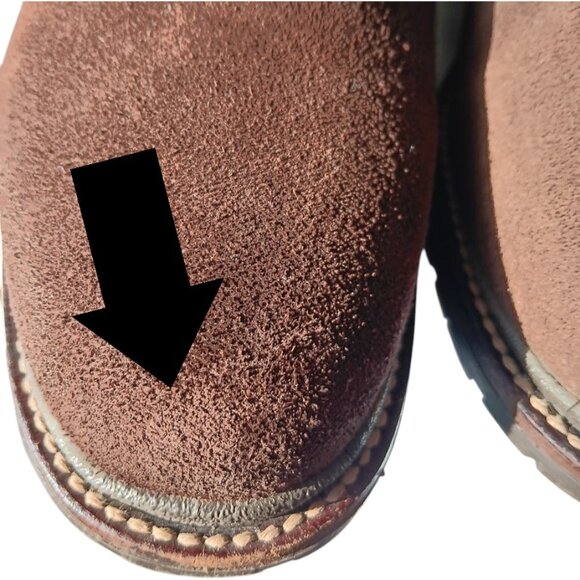 L.L.Bean Women’s Suede Casual Winter Ankle Boots Size 8 Brown Shearling Lined - Picture 8 of 14